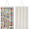 JOYMOMO Hanging Storage Organizer for Toy Cars Felt Display Case Hold Up 60 Toy Cars (Cream) view 1