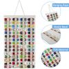 JOYMOMO Hanging Storage Organizer for Toy Cars Felt Display Case Hold Up 60 Toy Cars (Cream) view 3