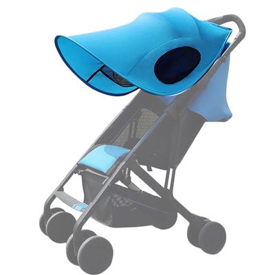 Baby Stroller Sun Shade Universal UV Protection Stroller Sunscreen Cover Pushchair Blackout Canopy Windshield Shade Extender (Only Sun Cover)