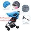 Baby Stroller Sun Shade Universal UV Protection Stroller Sunscreen Cover Pushchair Blackout Canopy Windshield Shade Extender (Only Sun Cover) view 2