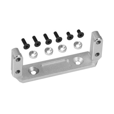 Aluminum Alloy Front Portal Axle Sevor Mount Metal Bracket for 1/10 RC Crawler Axial UTB10 Upgrades SCX10 III Vanquish F9 SOA 4WD Cheater Rigs Accessories (Silver)