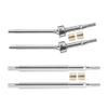 4Pcs TRX4M Upgrades Stainless Steel +5mm Extended CVD Drive Alxe Driveshaft with +2mm Thread Drive Shaft for 1/18 RC Crawler(Silver) view 1