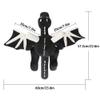 Black Dragon Plush 23.7 in 60 cm Stuffed Animal Toy Pillow Character Dolls Birthday Festival Present for Kids view 3