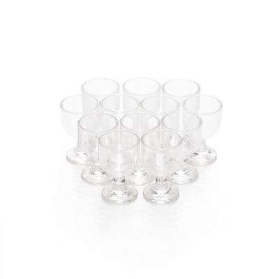 Odoria 1/12 Miniature Empty Wine Glasses Dollhouse Decoration Accessories, 12Pcs