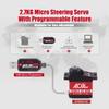 AGFRC Sub-Micro RC Steering Servo-Motor - Upgrade Metal Case Titanium Gear 0.072Sec High Speed HV Mini Servo for 1/14 1/18 1/24 RC Car Crawler Plane (B13DLS V2) view 4
