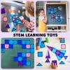 AFUNX Magnetic Tiles, 116PCS Magnet Building Blocks, 3D Diamond Magnetic Blocks, Construction Stem Toys for Kids, Educational Toys for Boys Girls Ages 3 4 5 6 7 8 (116 PCS) view 4