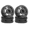 4pcs 1.9 Inch Carbon Fiber Wheels Rims Hub for 1/10 RC Crawler TRX4 TRX6 Axial SCX10 III TF2 Gmade R1 Element Enduro 1.9S DIY Car Wheel (4pcs A Wheel Rims) view 1