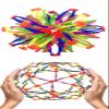 Expandable Breathing Ball for Stress Relief - From 5.5 to 10.2 inch Expandable Ball Sphere with Smooth Edges and Colorful Design - Weatherproof and Odor-Free Breathing Toy for Breathwork Exercises view 1