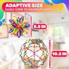 Expandable Breathing Ball for Stress Relief - From 5.5 to 10.2 inch Expandable Ball Sphere with Smooth Edges and Colorful Design - Weatherproof and Odor-Free Breathing Toy for Breathwork Exercises view 2