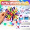 Expandable Breathing Ball for Stress Relief - From 5.5 to 10.2 inch Expandable Ball Sphere with Smooth Edges and Colorful Design - Weatherproof and Odor-Free Breathing Toy for Breathwork Exercises view 3