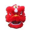 PROPSCOS 14 inch Single Kid Lion Dance Mascot Wool Toy Children Cosplay Props Activity Costume (12inch,red) view 1