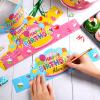 Yunsailing 36 Pcs Happy Birthday Crowns for Kids Paper Birthday Hat Crowns for Classroom Gifts Kids' Party(Colorful) view 4