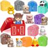 Learning Toys for 1,2,3 Year Old Toddlers, 20Pcs Farm Animals Barn Toy Montessori Counting, Matching & Sorting Fine Motor Games, Christmas Birthday Easter Gift for Baby Boys Girls Age 12-18 Months view 1
