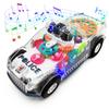 Tipmant Baby Toddler Police Car Electric Vehicle Toy Auto Driving, Transparent Gears, Music, Luminous Lights, Kids Gifts view 1