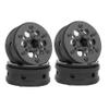 4pcs 1.9 Inch Carbon Fiber Wheels Rims Hub for 1/10 RC Crawler TRX4 TRX6 Axial SCX10 III TF2 Gmade R1 Element Enduro 1.9S DIY Car Wheel (4pcs D Wheel Rims) view 1