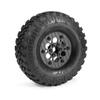 4pcs 1.9 Inch Carbon Fiber Wheels Rims Hub for 1/10 RC Crawler TRX4 TRX6 Axial SCX10 III TF2 Gmade R1 Element Enduro 1.9S DIY Car Wheel (4pcs D Wheel Rims) view 2