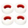 banapoy 4 Pcs Dual Stage Soft Rubber Inner, 2.2 Inches RC Crawler Tire Foam Inserts, 130mm RC Wheel Tire Foam, Rock Crawler Wheel Tires for Most 1/10 1/8 Climbing Cars, SCX10 (Red) view 1