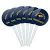 Northern Arizona University Lumberjacks Logo Cupcake Picks Toppers Decoration Set of 6 view 1