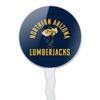 Northern Arizona University Lumberjacks Logo Cupcake Picks Toppers Decoration Set of 6 view 2