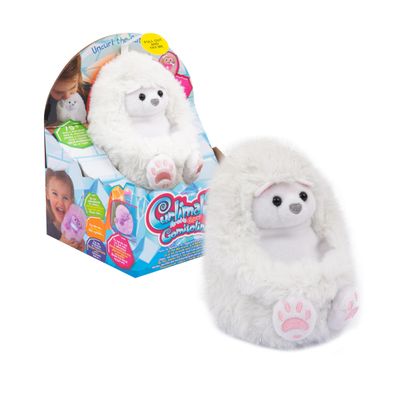 Giochi Preziosi Curlimals Interactive Plush Toy with 60+ Sounds, Colorful Lights and Sway Function, Ideal Plush for Bed, Teddy Bear, CUR01200