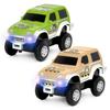 JITTERYGIT Replacement Cars for Tracks - Extra Race Car Accessories for Dinosaur Race Track & Train Toy Gift - Compatible with Most Tracks for Kids Boys and Girls (2 Jeeps Pack) view 1