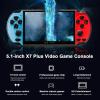 Sanpyl Portable Dual Joystick Handheld Game Console, 8GB 128bit Retro Gaming System, 5.1 inch Nostalgic Video Game Machine, Multi Media Player view 2