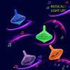 The Dreidel Company Hanukkah Musical Light-Up Dreidel Spinning Tops Set, Plays 2 Classic Hanukkah Songs, Assorted Colors (Pack of 12) view 3