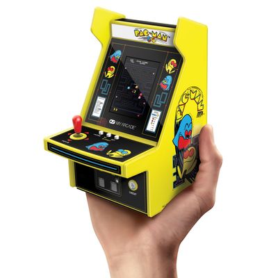 My Arcade Pac-Man Micro Player Pro: 6.75" Handheld Retro Mini Arcade, Arcade Classics Video Game Collectible, Portable Arcades