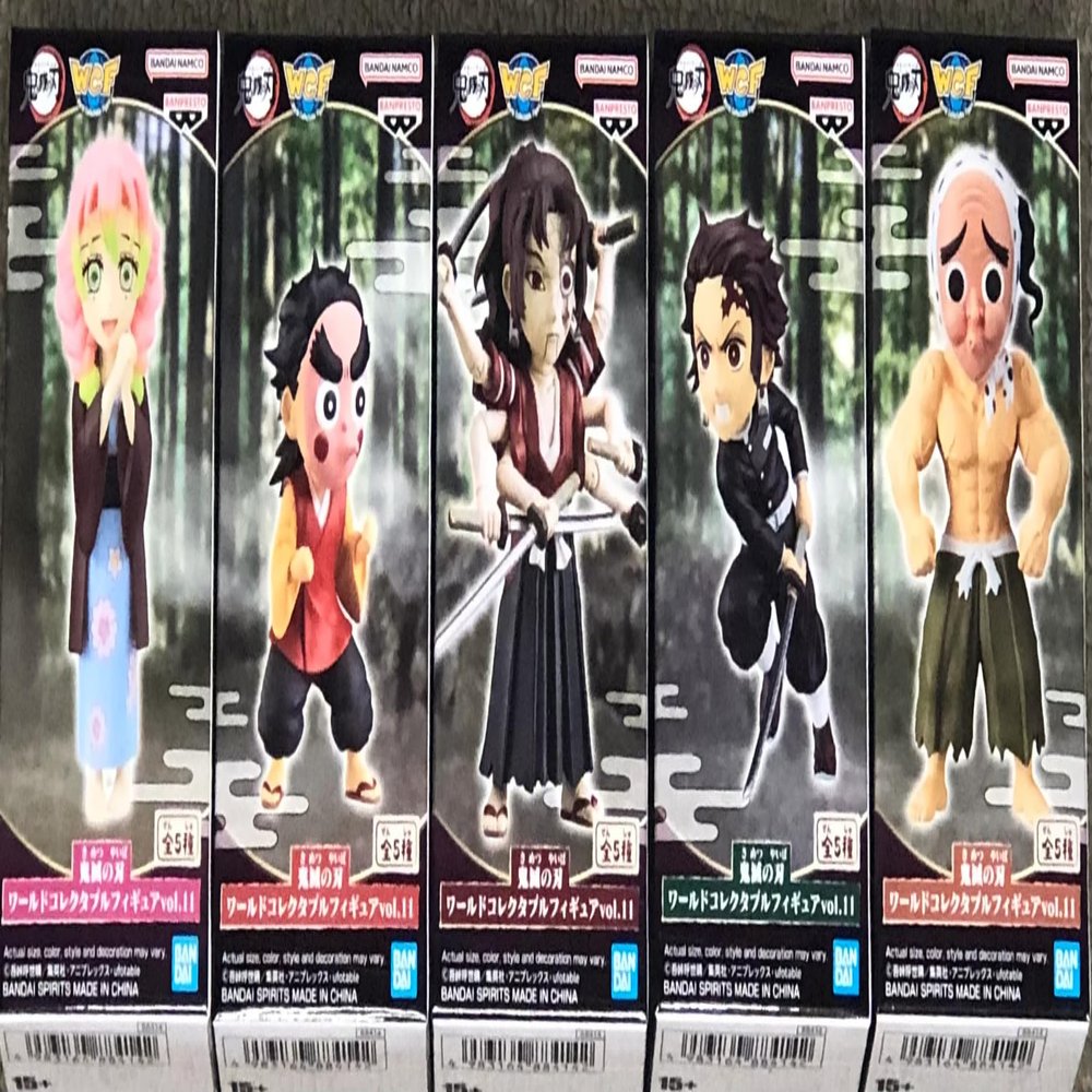 BANPRESTO Figura World Collectable vol.11 Demon Slayer Kimetsu no Yaiba 7cm surtido