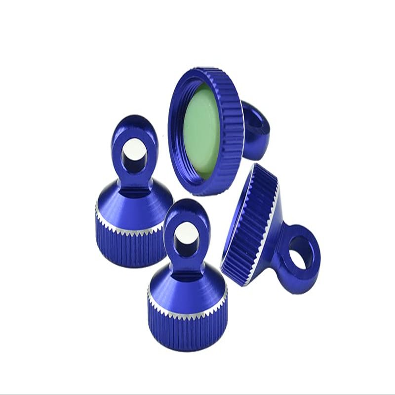 Palumma Aluminum Shock Caps for TRAXXAS-SLASH 4X4 1/10 Shock Cover accessory part (blue)