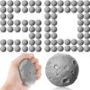 Outus 50 Pcs Moon Stress Balls 2.5 Inch Anxiety Fidget Relief Squeeze Balls Soft Foam Toy for Teenagers Students Birthday Party Favors for Adults Finger Exercise School Office view 1