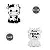 BLEOUK Cow Pocket Hug Thinking Of You Token Thinking Of You Gift Little Pocket Hug Long Distance Lover Gift (Cow Pocket Hug) view 2