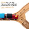 25 Pcs Wood Dog Bone Track Adapter, Train Track Pieces for Teens, Compatible with All Wooden Train Track Sets view 4