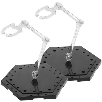 ibasenice 2pcs Adjustable Display Stands Figures Lightweight Model Figurine Holders Stable Base for Various Doll Poses for Collectors and Enthusiasts