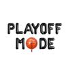 100% LIKED-Playoff Mode Basketball Game Watch Party Banner, Playoff Final Gmae Birthday Party Decorations, Basketball Watch Game Party Balloons, Basketball Theme Party Decorations Banner (BLACK) view 1