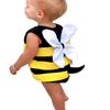 MERSARIPHY Infant Baby Outfits Girl Boy Cartoon Bees Romper Baby Halloween Costumes Fall Clothes with Hat (Stripes, 18-24 Months) view 3