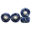 RACOFSB Fingerboard Wheels with Bearing CNC Lathed Swirl Color New Material (Blue mix) view 1