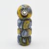 RACOFSB Fingerboard Wheels with Bearing CNC Lathed Swirl Color New Material (Yellow mix) view 2