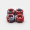 RACOFSB Fingerboard Wheels with Bearing CNC Lathed Swirl Color New Material (Red mix) view 3