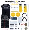 Ultrasonic Ranging Obstacle Avoidance DIY Car Kit, MiOYOOW Smart Car Electronics Projects for 15+ Years Old, Beginners Soldering Practice Kit for Home and School Learning view 2