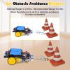 Ultrasonic Ranging Obstacle Avoidance DIY Car Kit, MiOYOOW Smart Car Electronics Projects for 15+ Years Old, Beginners Soldering Practice Kit for Home and School Learning view 4