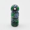 RACOFSB Fingerboard Wheels with Bearing CNC Lathed Swirl Color New Material (Green mix) view 2