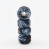 RACOFSB Fingerboard Wheels with Bearing CNC Lathed Swirl Color New Material (Black mix) view 2
