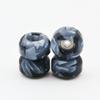 RACOFSB Fingerboard Wheels with Bearing CNC Lathed Swirl Color New Material (Black mix) view 3