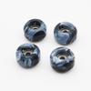 RACOFSB Fingerboard Wheels with Bearing CNC Lathed Swirl Color New Material (Black mix) view 4
