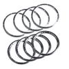 GTBRacing Metal Wheel Hub Rim Beadlock Pressing Rings for 1/5 RC Car HPI Baja 5B SS Upgrade Part (8pcs/Set) (Silver) view 1