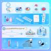 INNOCHEER Kids Makeup Kit for Girl Toys, Frozen Makeup Set for Girls, Real Washable Makeup Kit for Girls, Birthday Christmas Princess Gifts for Girls Kids Toddlers Age 3 4 5 6 7 8 9 10 11 12 Year Old view 3
