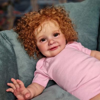 KAWAYII 26 Inches Realistic Reborn Toddler Dolls Lifelike Reborn Baby Soft Vinyl Silicone Simulation Real Life Newborn Baby Dolls Toy Gift Set for Kids Age 3+