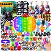 FORLINX 400PCS Halloween Party Favors for Kids, Bulk Toys, Goodie Bag Stuffers, Classroom Prizes, treasure box, Trick or Treat Toy view 1