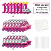 18pcs Happy 11th Birthday Roller Skating Cupcake Toppers - Girl's Roller Skating Happy Birthday Party Cupcake Toppers Decorations - 80's 90s Roller Skating Hip Hop party Favors view 4